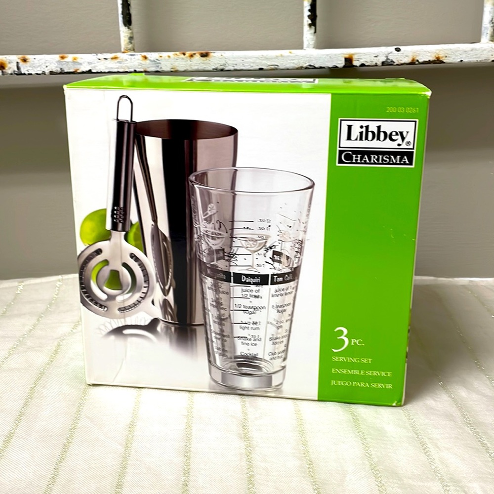 Libbey Bar Mixing Set